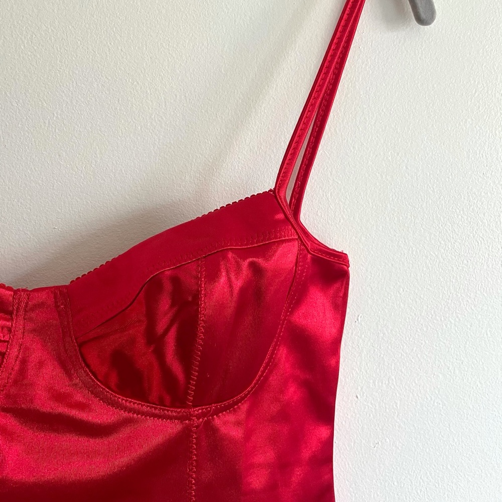 Red Princess Polly Bodysuit